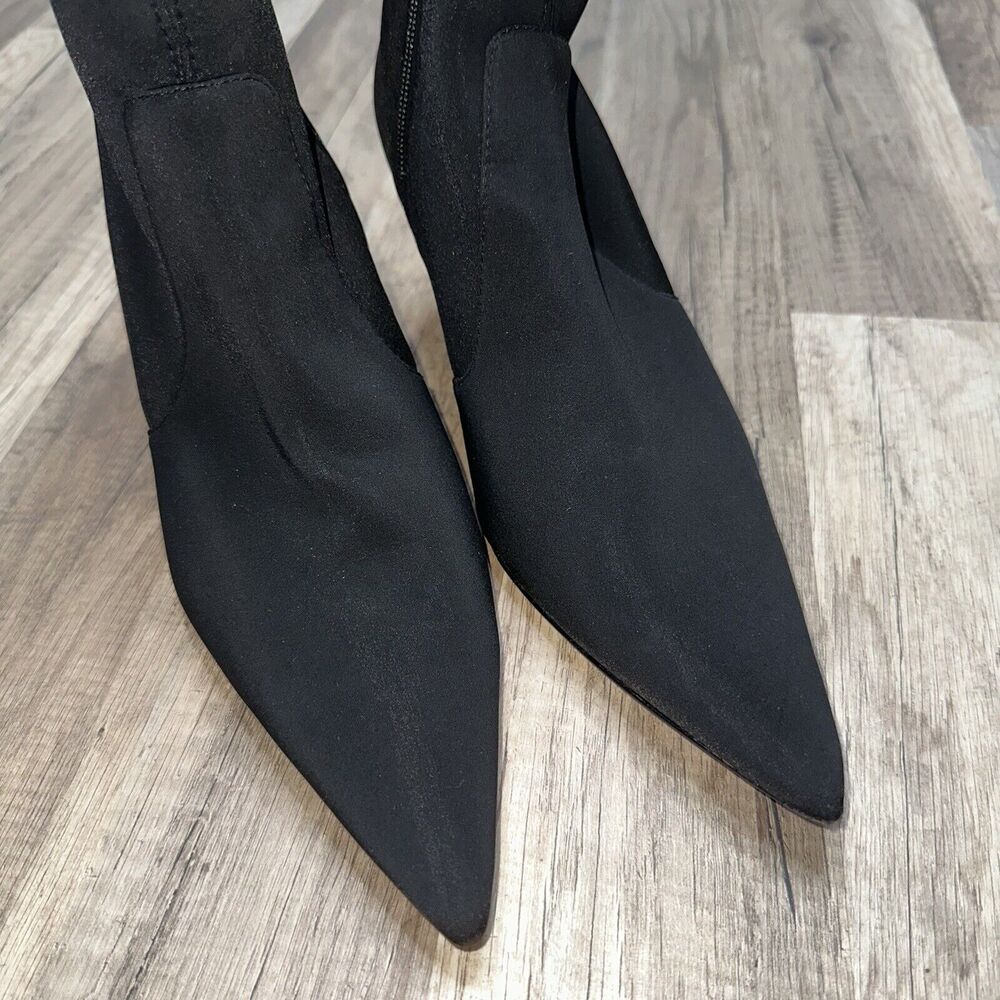 Good American Women’s Neoprene Kickstand Ankle Boot Black Size 10.5 - Picture 3 of 4